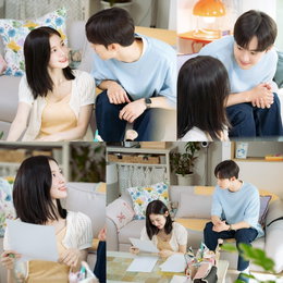 <내 여자친구는 상남자> 윤산하-아린, 알콩달콩 X 웃음 만발 ‘라뷰라뷰’ 모드 ‘백문백답’ 현장