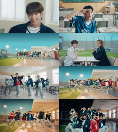 아홉(AHOF), 수록곡 '파랑 학교, 초록 잔디, 빨간 운동화' MV 공개⋯ 청량함 한도 초과