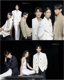 <메리 킬즈 피플> 이보영-이민기-강기영, '삶과 죽음 담아낸 흑과 백의 강렬한 대비' 압도적 아우라 터트린 ‘씨네21’ 커버 화보