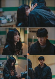 <메리 킬즈 피플> 이보영-이민기, 미세한 떨림 ‘돌발 입맞춤’… 더욱 거세진 반전의 충격파 예고