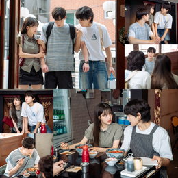 <내 여자친구는 상남자> 유정후-츄, 윤산하 사이에 둔 삼각관계 예고 ‘마라탕 대첩’ 현장 포착