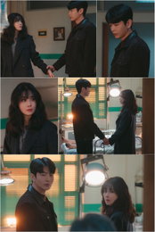 <메리 킬즈 피플> 이보영-이민기, 일촉즉발 ‘긴급 체포’ 현장 “수갑을 채워버린 진실이 궁금하다!”