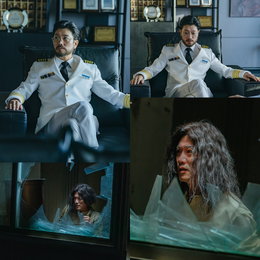 <컨피던스맨 KR> 박희순, ‘풍량 초월’ 선장 VS ‘독기 만점’ 가찢남… 시선 강렬 컷에 담긴 진실은?