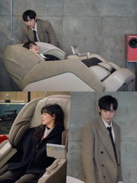 MBC 새 금토드라마 <달까지 가자> 이선빈X김영대, 안마의자 갇힌 예상 밖 첫 만남 '코믹 로맨스' 시동