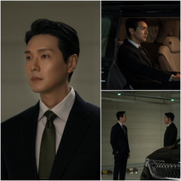 <퍼스트레이디> 지현우, 대통령 당선인 첫 행보 ‘의미심장 모먼트’ 현장 포착