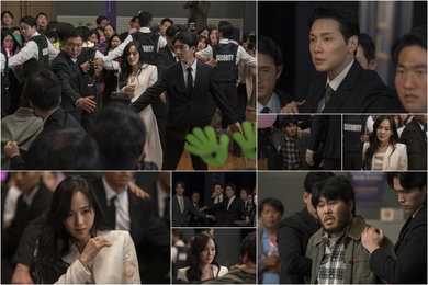 <퍼스트레이디> 유진-지현우 VS 김기방, ‘대혼란 토마토 테러’ 파란 예고