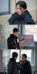 <사마귀: 살인자의 외출> 고현정X장동윤, 의미심장 투샷 ‘슬픔과 잔혹 사이’