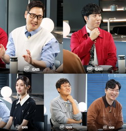 ENA 신규 예능 ‘입 터지는 실험실’ 김풍-궤도-하영-김상욱-이광렬, 입 터지는 수다 현장 포착