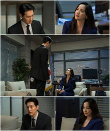 MBN <퍼스트레이디> 유진 VS 지현우, 숨 막히는 ‘눈빛 대치’ 속 피 튀기는 혈전(血戰) 예고