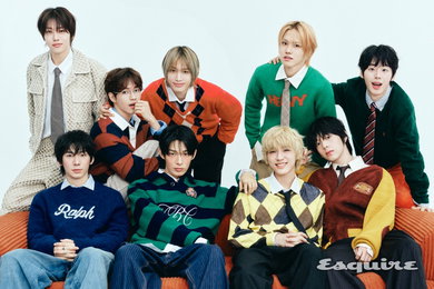 '종횡무진 활약ing' 아홉(AHOF), 에스콰이어 웰니스 화보 장식