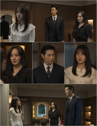 ‘퍼스트레이디’ 유진-지현우-박서경, ‘풍비박산 삼자대면’ 포착
