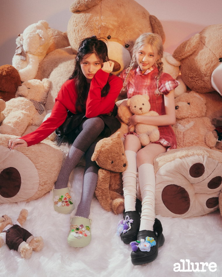 아이브,가을,이서,얼루어,크록스