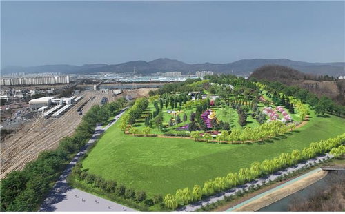 울산 여천매립장, '3대 함께 즐기는' 27홀 정원형 파크골프장으로 탈바꿈