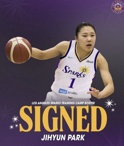 박지현, WNBA LA 스파크스 입성&hellip;한국 선수 3번째 진출