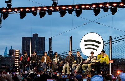 K팝 대형 아티스트, 스포티파이와 협업 확대…글로벌 시장 공략 본격화