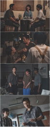 ‘허수아비’ 박해수-곽선영-정문성, 끈끈한 재회 뒤 드리운 그림자… 심상치 않은 사건 예고