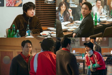 ‘모자무싸’ 구교환X오정세, 유치찬란 열등감 배틀… 김치찌개가 부른 찌질한 우정