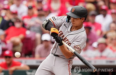 이정후, 신시내티전 3안타 맹타…시즌 타율 0.246 재진입