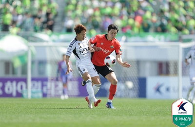 전북 현대·강원FC 1-1 무승부...티아고 시즌 마수걸이 포문