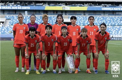 한국 여자축구 파이브백 승부수에도 잠비아와 무승부…FIFA 시리즈 1무 2패 조 3위 마감