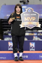 최지혜·이요셉 정규리그 MVP 선정…득점 1위 데이터로 증명