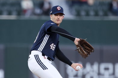 웨스 벤자민 581일 만의 KBO 복귀전 4⅔이닝 7K 무실점