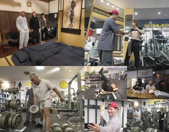 '상남자의 여행법' 추성훈·김종국, 100kg 덤벨 한 손 들기 대결… 규슈 헬스장서 '운동 부심' 폭발