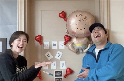코미디언 김해준·김승혜 부부, 결혼 1년 7개월 만에 임신 17주차