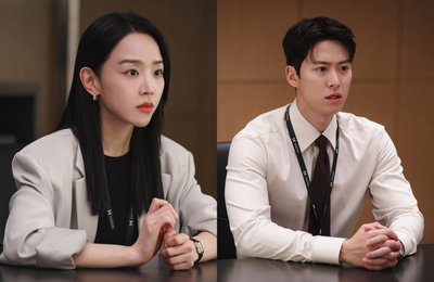 키스 엔딩 그 후… ‘은밀한 감사’ 신혜선X공명, 긴장감 넘치는 눈맞춤 포착