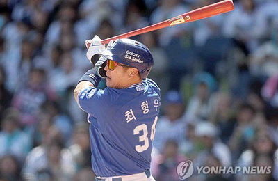 최형우 KBO리그 4천500루타 달성