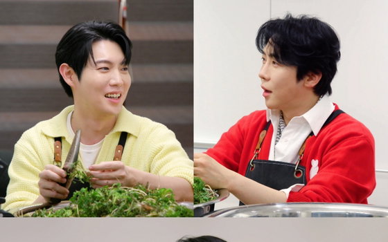 ‘편스토랑’ 손태진·에녹·진원, 김밥 공장 가동… 5시간 고강도 노동요 퍼레이드