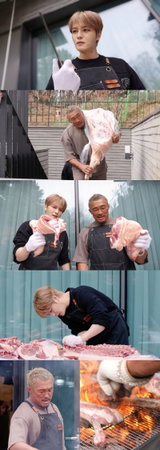 ‘편스토랑’ 김재중X추성훈, 90kg 통돼지 반마리 업고 등장… 역대급 비주얼 쇼크