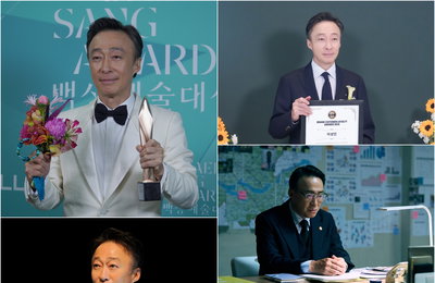평단과 대중 다 잡은 이성민, '백상 트로피'부터 '38만 명의 선택'까지