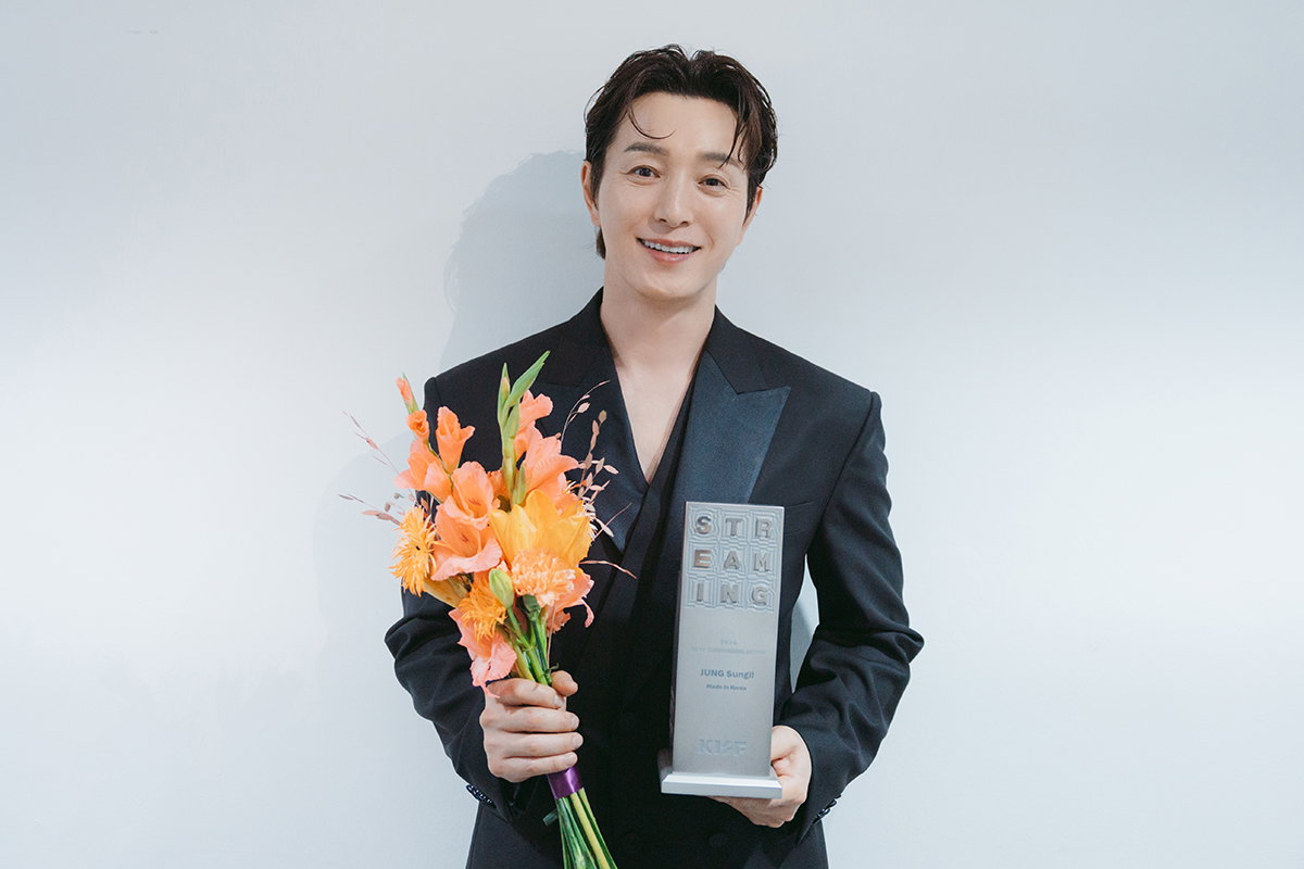 정성일, 글로벌OTT어워즈 조연상 수상…'메이드 인 코리아' 존재감 입증