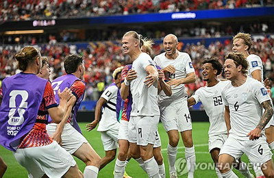 '괴물' 홀란, 노르웨이 28년 만 16강 돌풍!…브라질과 격돌 예고