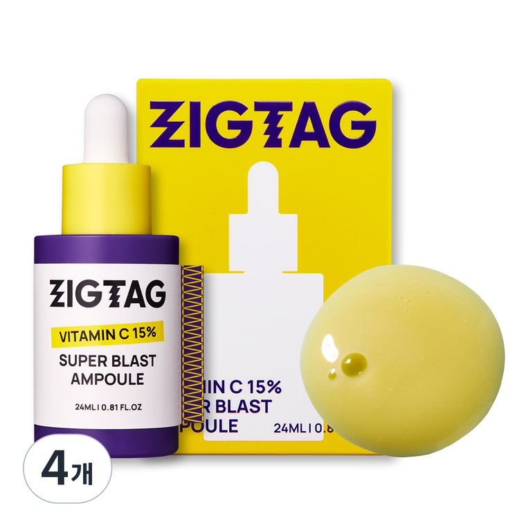 직택 앰플 세럼 순수 비타민C 15% 기미 잡티 색소침착 미백 화이트닝, 4개, 24ml
