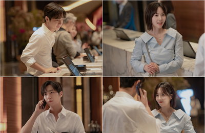 '그대에게 드림' 이상엽·이지민, 호텔 로비 속 심상치 않은 분위기… 로맨스 도파민 폭발