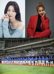 Actress Kyung Soo-jin to Throw Ceremonial First Pitch, Singer In Soon-yi to Sing National Anthem at 'Special Fireworks Baseball Live Broadcast'