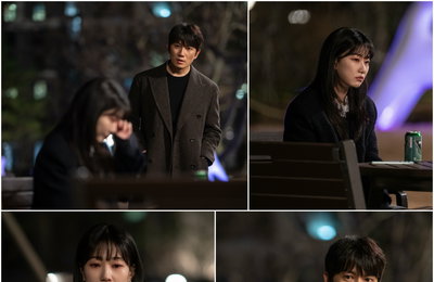지성·하윤경, 캄캄한 달밤 밑 아련한 위로…'아파트' 감성 온도 상승