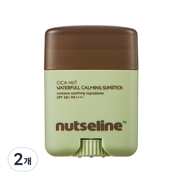 넛세린 시카 넛 워터풀 카밍 선스틱 SPF50 PA , 20g, 2개