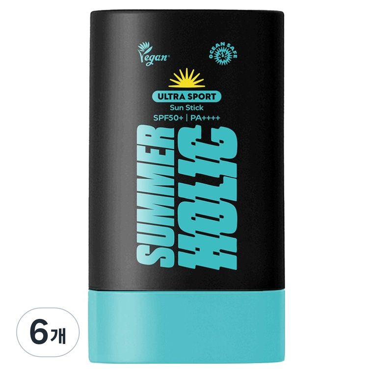 썸머홀릭 울트라 스포츠 선스틱 SPF50 PA , 19g, 6개